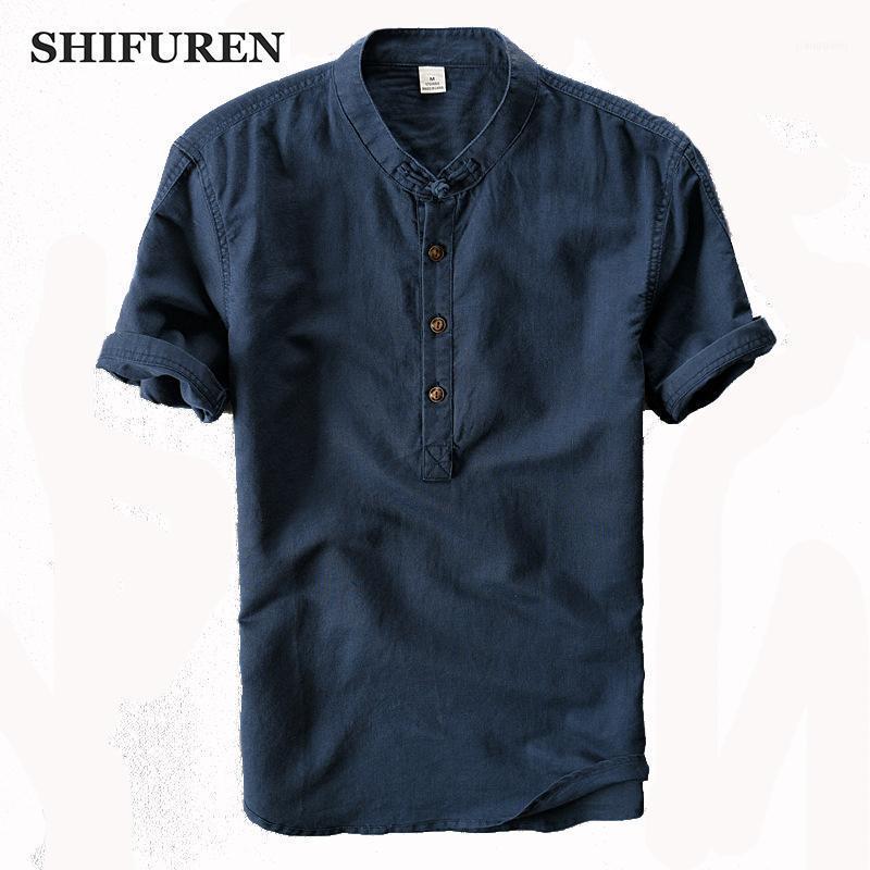 Wholesale- SHIFUREN Summer Causal Men Linen Cotton Shirts Short Sleeve Chinese Mandarin Collar Soft Breathable Dress Plus Size1, Green
Wholesale- SHIFUREN Summer Causal Men Linen Cotton Shirts Short Sleeve Chinese Mandarin Collar Soft Breathable Dress Plus Size1, Green