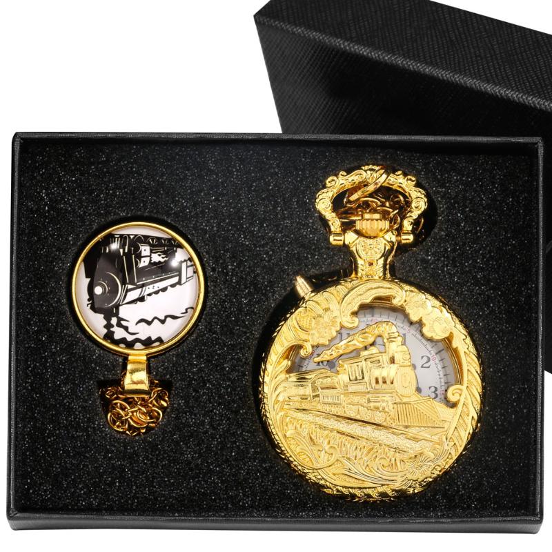 Pocket Watches Luminous Mens Personalized Quartz Watch Thick Chain Suit Paster Necklace Thin Chains Gift Box Father's Day For Father Dad, Set 9
Pocket Watches Luminous Mens Personalized Quartz Watch Thick Chain Suit Paster Necklace Thin Chains Gift Box Father's Day For Father Dad, Set 9
