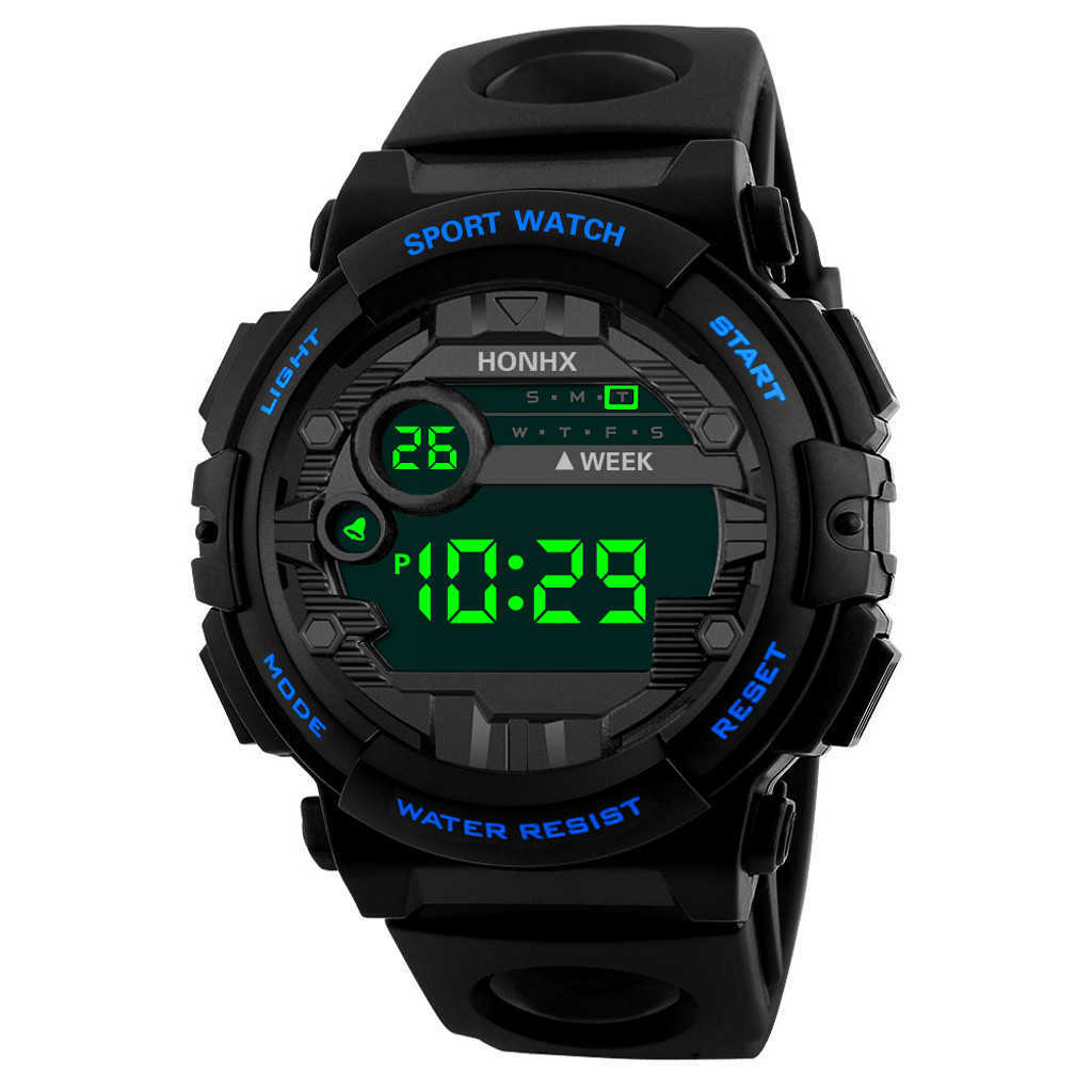 Sports Watch Luminous LED Digital Watches for Men Glass Dial 50M Waterproof Silicone Strap Wristwatch Clock
Sports Watch Luminous LED Digital Watches for Men Glass Dial 50M Waterproof Silicone Strap Wristwatch Clock