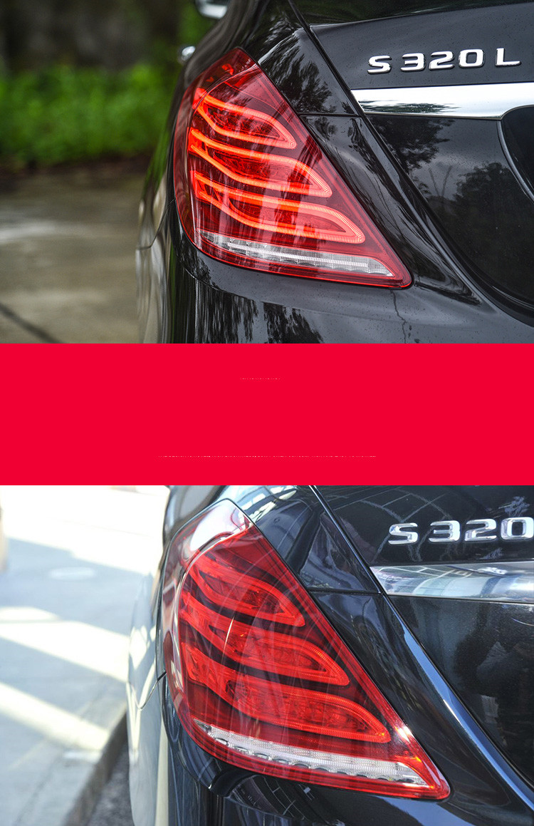 Car Parts For W222 LED Tail Lights 20 14-20 20 S350 S400 S500 W223 Taillights LED DRL Running Taillight Fog Light Angel Eyes Rear Parking Lamp