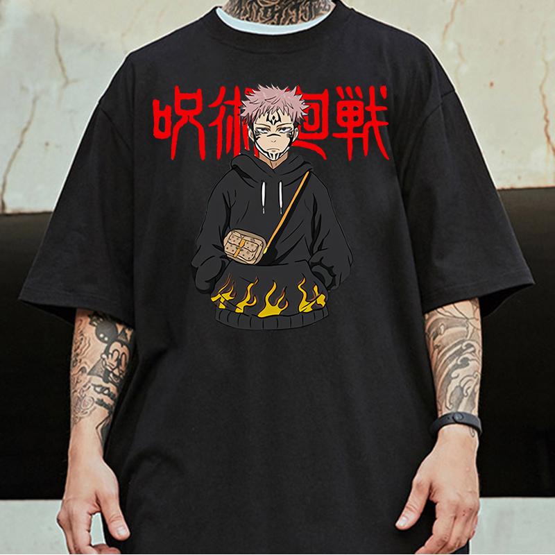 Men's T-Shirts Japanese Anime Jujutsu Printed T Shirt Women Short Sleeves Casual Harajuku Fashion Streetwear Tops Tee Summer Oversized, Wt-jujutsu429
Men's T-Shirts Japanese Anime Jujutsu Printed T Shirt Women Short Sleeves Casual Harajuku Fashion Streetwear Tops Tee Summer Oversized, Wt-jujutsu429