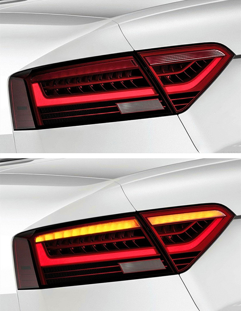 Car styling taillights assembly For Audi 2008-16 A5 Tail Lights Led Fog Lights DRL turn signal brake Light Tuning auto Accessories