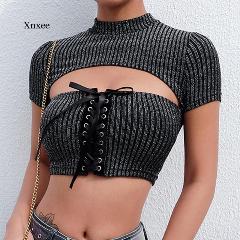 Women' T-Shirt Y2K Harajuku Vintage Summer Lace Up Wrapped Strap Cutout Bright Silk Short Sleeve Crop Top Chemise Femme Tank, Black
Women' T-Shirt Y2K Harajuku Vintage Summer Lace Up Wrapped Strap Cutout Bright Silk Short Sleeve Crop Top Chemise Femme Tank, Black