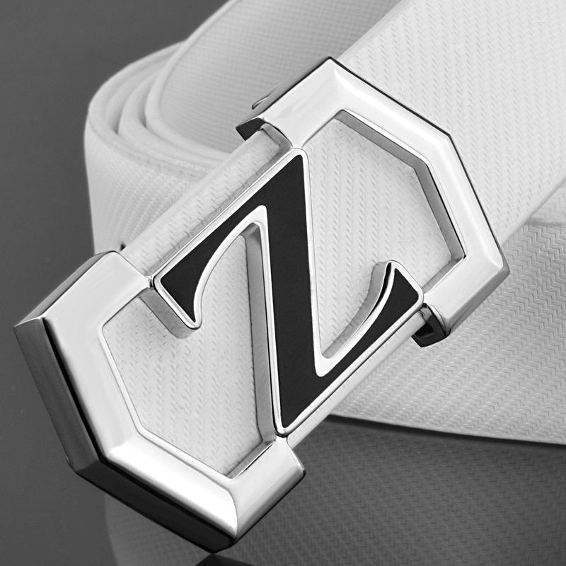 Belts High Quality Fashion Designer Z Letter Genuine Leather White Belt Men Exquisite Solid Buckle Casual Personality Student BeltBelts, Black
Belts High Quality Fashion Designer Z Letter Genuine Leather White Belt Men Exquisite Solid Buckle Casual Personality Student BeltBelts, Black