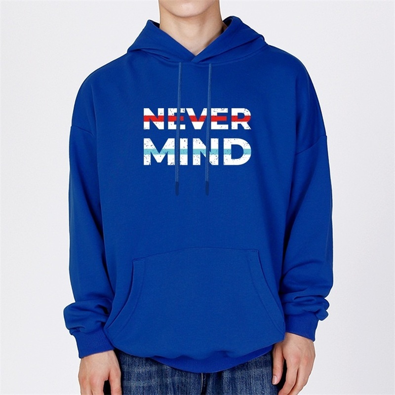 Fashion Men's Hoodies Spring Autumn Casual Hoodies Sweatshirts Men's Top Phrase Print Hooded Long Sleeve Sweatshirt Pullover 220816wtt