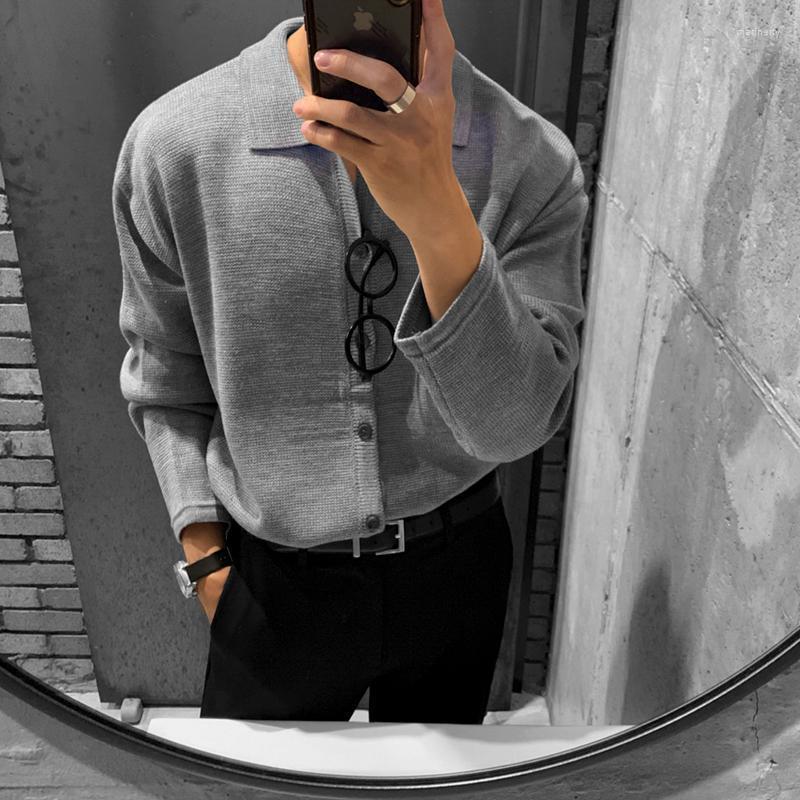 Men's Sweaters Men's Wear Knitted Sweater Loose Turn-down Collar Single-breasted Solid Color Cardigan Coat Spring Autumn L08Men's Mari22, Black
Men's Sweaters Men's Wear Knitted Sweater Loose Turn-down Collar Single-breasted Solid Color Cardigan Coat Spring Autumn L08Men's Mari22, Black