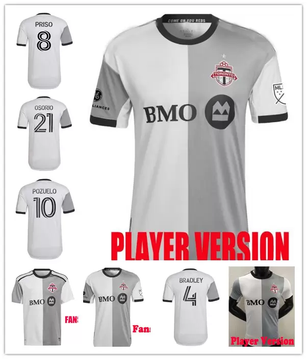 2022 2023 INSIGNE Toronto FC SOCCER JERSEY HOME AWAY THIRD 22 23 MLS Bradley Pozuelo Akinola Osorio Soteldo FOOTBALL uniform SHIRTS PLAYER VERSION TOP THAILAND
2022 2023 INSIGNE Toronto FC SOCCER JERSEY HOME AWAY THIRD 22 23 MLS Bradley Pozuelo Akinola Osorio Soteldo FOOTBALL uniform SHIRTS PLAYER VERSION TOP THAILAND