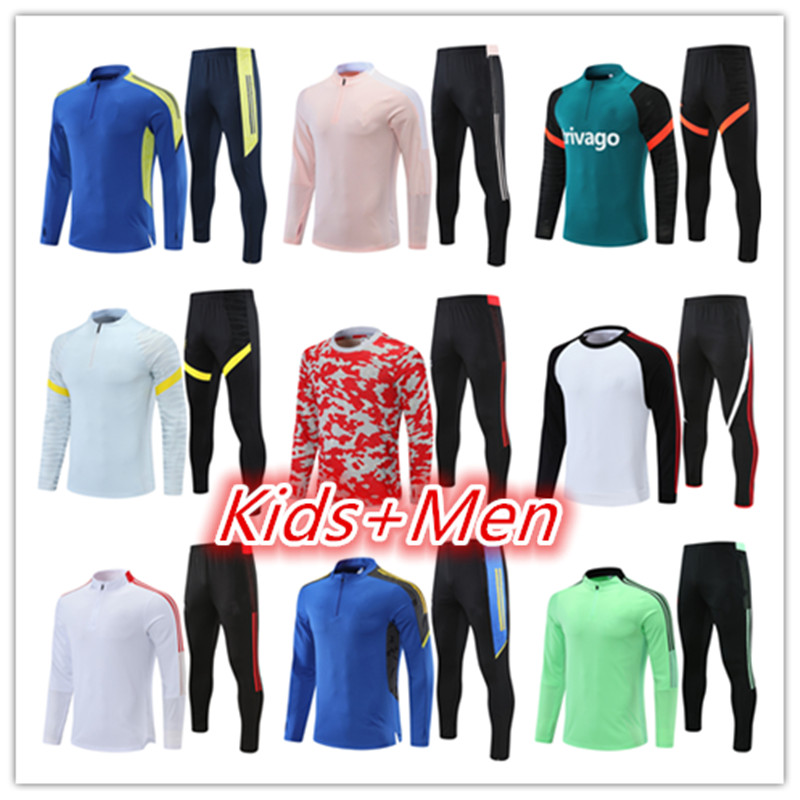 mens + kids football tracksuits training suit jerseys jacket sets 2022 men kid soccer tracksuit jogging kit chandal futbol survetement foot Sportswear set, 18
mens + kids football tracksuits training suit jerseys jacket sets 2022 men kid soccer tracksuit jogging kit chandal futbol survetement foot Sportswear set, 18