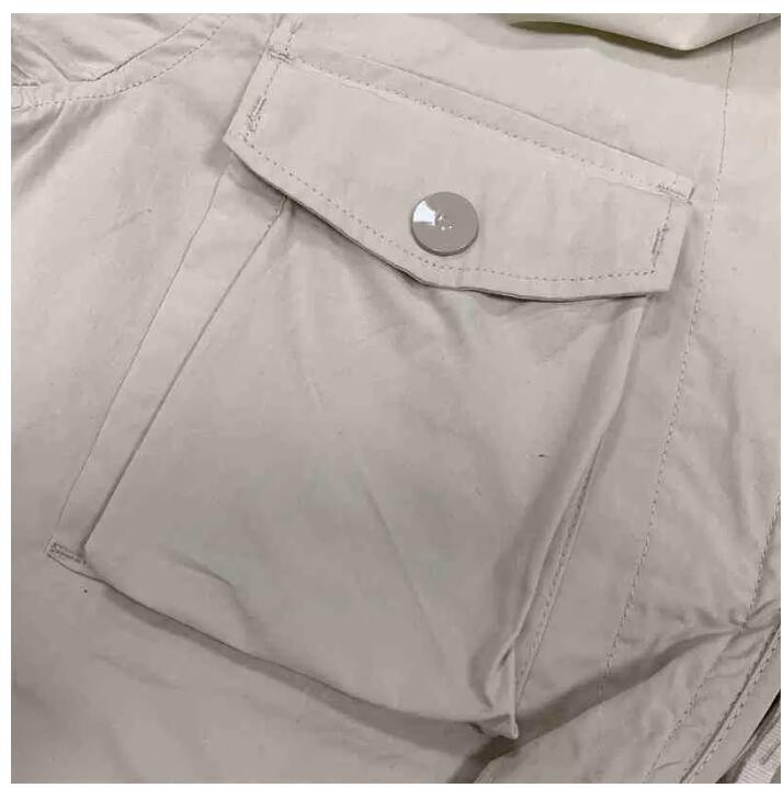 Mens Jacket Lapel Neck windbreaker zipper shirt Ghost shirt coat Metallic Nylon italy style Clothes long sleeve Outerwear