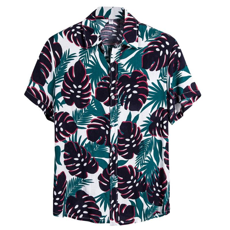Men's T-Shirts Male Printing Hawaiian Shirt Blouse Mens Ethnic Short Sleeve Casual Fashion Camisas Para Hombre 2022, Blue 
Men's T-Shirts Male Printing Hawaiian Shirt Blouse Mens Ethnic Short Sleeve Casual Fashion Camisas Para Hombre 2022, Blue