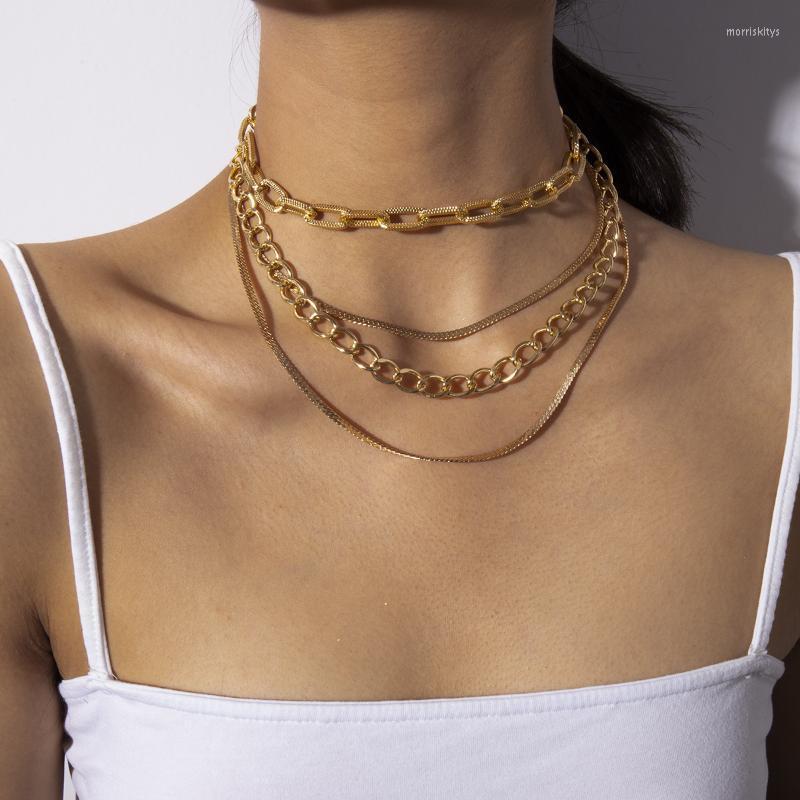 Chokers Fashion Unisex Snake Link Chain Women Necklace Choker Alloy Metal Multilayers Gold Color For Jewelry Morr22
Chokers Fashion Unisex Snake Link Chain Women Necklace Choker Alloy Metal Multilayers Gold Color For Jewelry Morr22