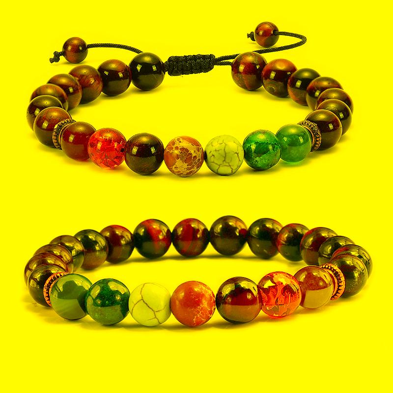 Beaded Strands Chakra Beads Natural Lava Tiger Eye Stone Bracelet For Women Men Healing Balance Therapy Bracelets Jewelry Prayer AdjustableB
Beaded Strands Chakra Beads Natural Lava Tiger Eye Stone Bracelet For Women Men Healing Balance Therapy Bracelets Jewelry Prayer AdjustableB