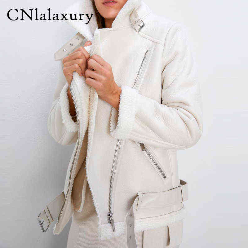 Women Beige Fur Faux Leather Jacket With Belt Turn Down Collar Ladies 2022 Winter Thick Warm Oversized Jacket Bomber Jacket J220727, Brown.
Women Beige Fur Faux Leather Jacket With Belt Turn Down Collar Ladies 2022 Winter Thick Warm Oversized Jacket Bomber Jacket J220727, Brown.