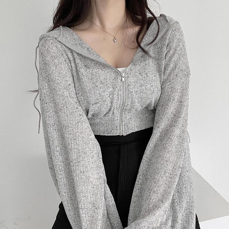 Women's Hoodies & Sweatshirts Korean Fashion Cropped Jackets Women Zip Up Long Sleeve Thin Black Autumn Pullovers White Solid Casual Knitwea
Women's Hoodies & Sweatshirts Korean Fashion Cropped Jackets Women Zip Up Long Sleeve Thin Black Autumn Pullovers White Solid Casual Knitwea