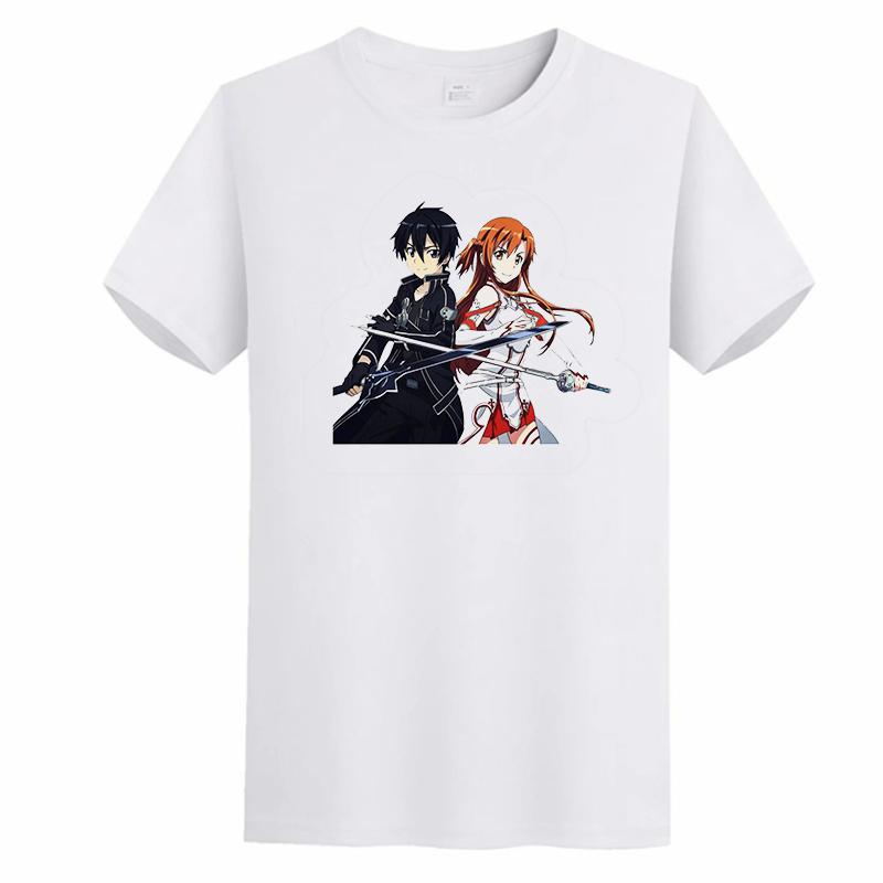 Men's T-Shirts Kai Kirito Yuuki Asuna Anime Graphic T Shirts Oversize O-neck T-shirt Summer Harajuku Streetwear Shirt For MenMen's, White
Men's T-Shirts Kai Kirito Yuuki Asuna Anime Graphic T Shirts Oversize O-neck T-shirt Summer Harajuku Streetwear Shirt For MenMen's, White