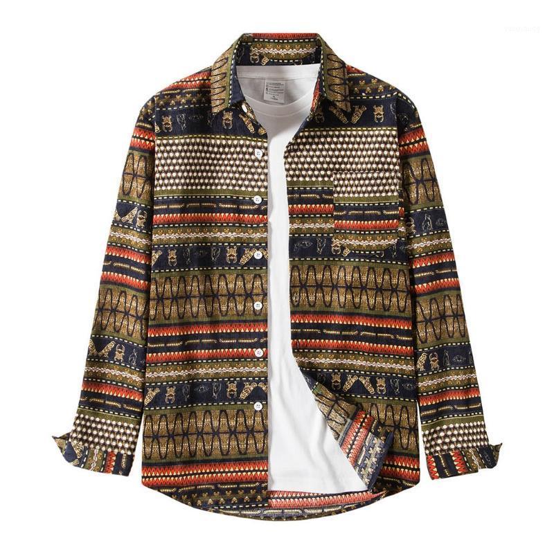 Auamn Corduroy Shirts Men Long Sleeve Shirt Top Blouse Splicing Striped Leisure Retro Vintage Turn Down Collar Camisas Men's Casual, Multi color
Auamn Corduroy Shirts Men Long Sleeve Shirt Top Blouse Splicing Striped Leisure Retro Vintage Turn Down Collar Camisas Men's Casual, Multi color
