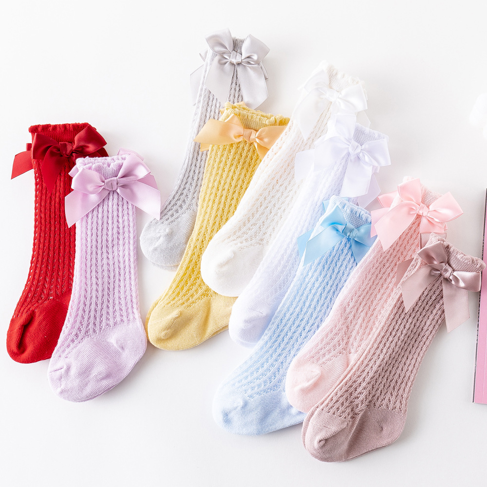 Girls Socks Baby Bow Princess Dress Knee High Sock Ruffle Breathable Falbala Spring Summer European Spanish Children Net Socks BA8088
Girls Socks Baby Bow Princess Dress Knee High Sock Ruffle Breathable Falbala Spring Summer European Spanish Children Net Socks BA8088