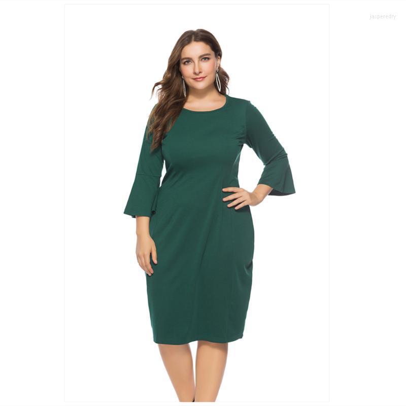 Plus Size Dresses 2022 Autumn European And American Style Flare Sleeve Dress For Women Jasp22, Black
Plus Size Dresses 2022 Autumn European And American Style Flare Sleeve Dress For Women Jasp22, Black