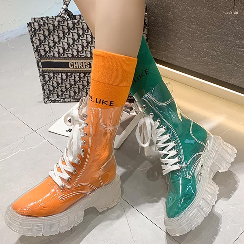 Boots Transparent Platform 2022 Fashion Women Waterproof Ankle Feminine Clear Heel Short Sexy Female Rain Shoes
Boots Transparent Platform 2022 Fashion Women Waterproof Ankle Feminine Clear Heel Short Sexy Female Rain Shoes