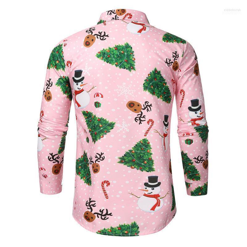 Men' Casual Shirts Top Sleeve Long Christmas Winter Autumn Fashion Printed Blouse Men 2022 Designer Eldd22, Pink
Men' Casual Shirts Top Sleeve Long Christmas Winter Autumn Fashion Printed Blouse Men 2022 Designer Eldd22, Pink