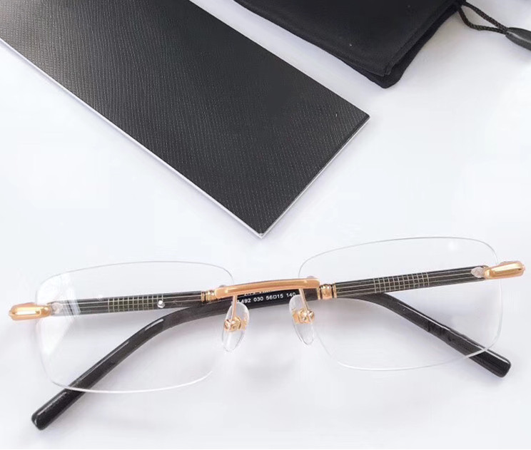 Men Business Rimless Optical Glasses Frames Brand Designer Square Mens Eyeglass Frame Spectacle Frames for Prescription Lens Man MB492 Myopia Eyeglasses with Box
Men Business Rimless Optical Glasses Frames Brand Designer Square Mens Eyeglass Frame Spectacle Frames for Prescription Lens Man MB492 Myopia Eyeglasses with Box