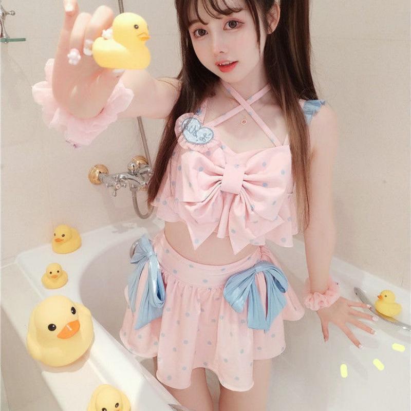 Women' Swimwear Lolita Girl Swimsuit Women Kawaii Japanese Anime Cosplay Costume Bathing Suit Swimsuits Two Piece SwimwearWomen, Khaki
Women' Swimwear Lolita Girl Swimsuit Women Kawaii Japanese Anime Cosplay Costume Bathing Suit Swimsuits Two Piece SwimwearWomen, Khaki