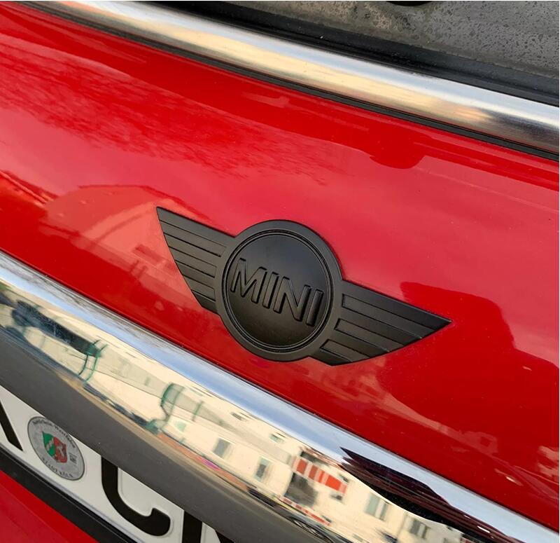 Auto sticker 3D Metal Car Front Rear Emblem Badge Stickers and Decals For Mini Cooper One S F55 F56 F57 R50 R53 R56 R60 R57 R58 R59 R60 Logo