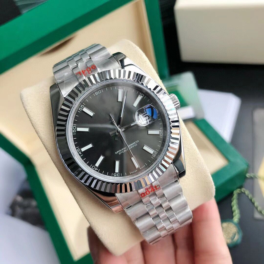 5-star luxury watch fashion watch automatic mechanical movement top 41mm date just stainless steel strap men's Orologio di Lus, Original box
5-star luxury watch fashion watch automatic mechanical movement top 41mm date just stainless steel strap men's Orologio di Lus, Original box