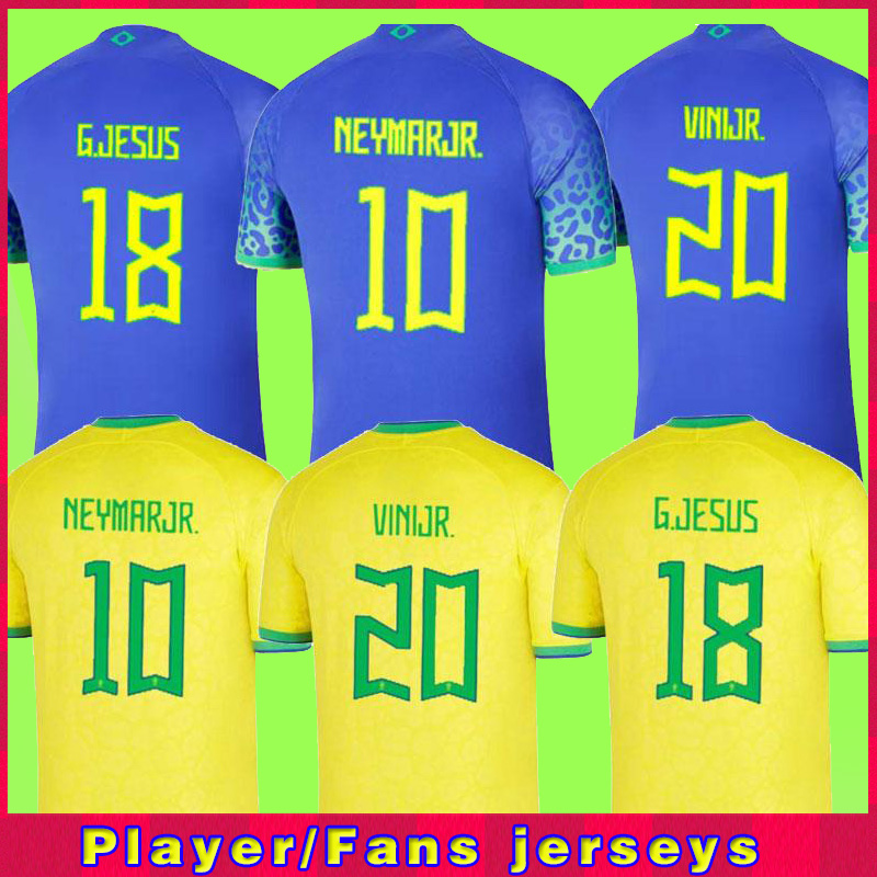 22 23 NEYMAR JR COUTINHO VINICIUS Soccer Jersey BrAZiLs National Team home away third 2022 2023 Camisa Brasil Kids Kit Football Shirt Women Training SILVA F
22 23 NEYMAR JR COUTINHO VINICIUS Soccer Jersey BrAZiLs National Team home away third 2022 2023 Camisa Brasil Kids Kit Football Shirt Women Training SILVA F