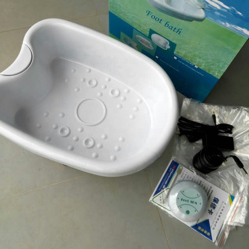 Foot Spa Detox Machine with Portable Bag, Ionic Detox Foot Bath Machine Hydrogen Negative ion Tub with Foot Basin