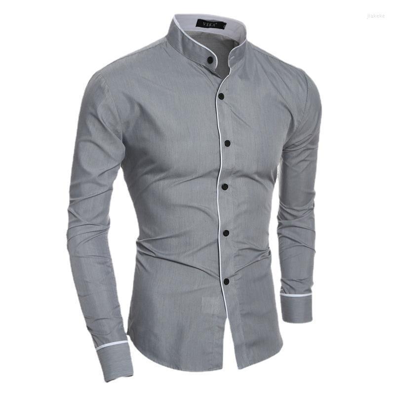 Men's Dress Shirts Mens Luxury Casual Formal Shirt Blouses Long Sleeve Slim Fit Pure Colors Business Fashion Tops Tee Camisas Hombre, Black
Men's Dress Shirts Mens Luxury Casual Formal Shirt Blouses Long Sleeve Slim Fit Pure Colors Business Fashion Tops Tee Camisas Hombre, Black