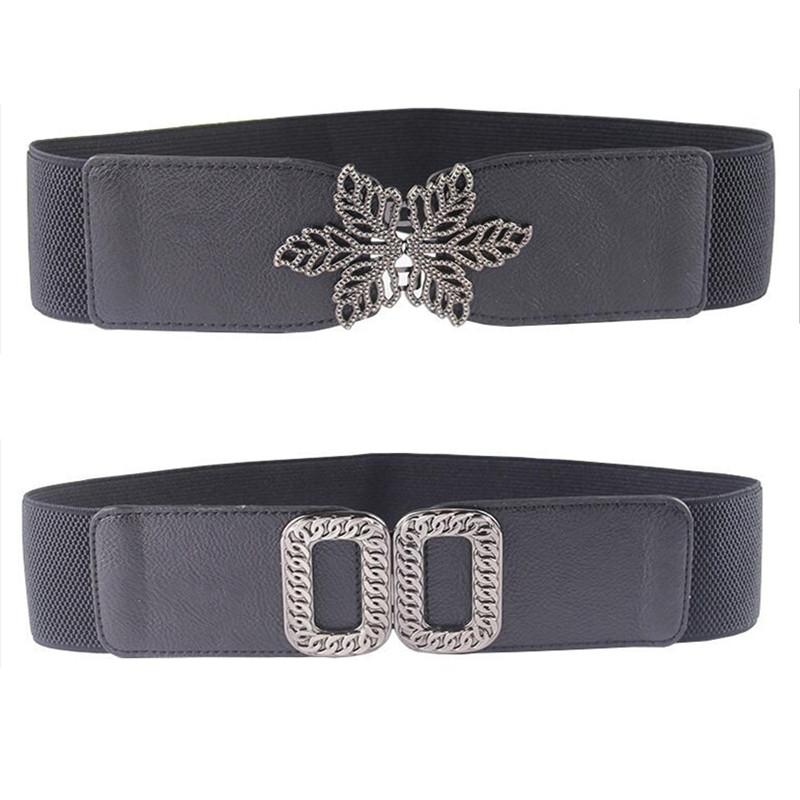Belts Vintage Buckle For Women Coat Fashion Black Wide Elastic Waistbands Dress Solid Cummerbunds Party Wedding Decorate Gifts, Black;brown
Belts Vintage Buckle For Women Coat Fashion Black Wide Elastic Waistbands Dress Solid Cummerbunds Party Wedding Decorate Gifts, Black;brown
