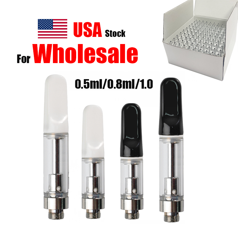 USA Stock Th205 Atomizers Vape Cartridges Hand Screw on Lock Pens 0.5ml 1.0ml Thick Oil 510 Thread Glass Tanks Carts E Cigarette
USA Stock Th205 Atomizers Vape Cartridges Hand Screw on Lock Pens 0.5ml 1.0ml Thick Oil 510 Thread Glass Tanks Carts E Cigarette