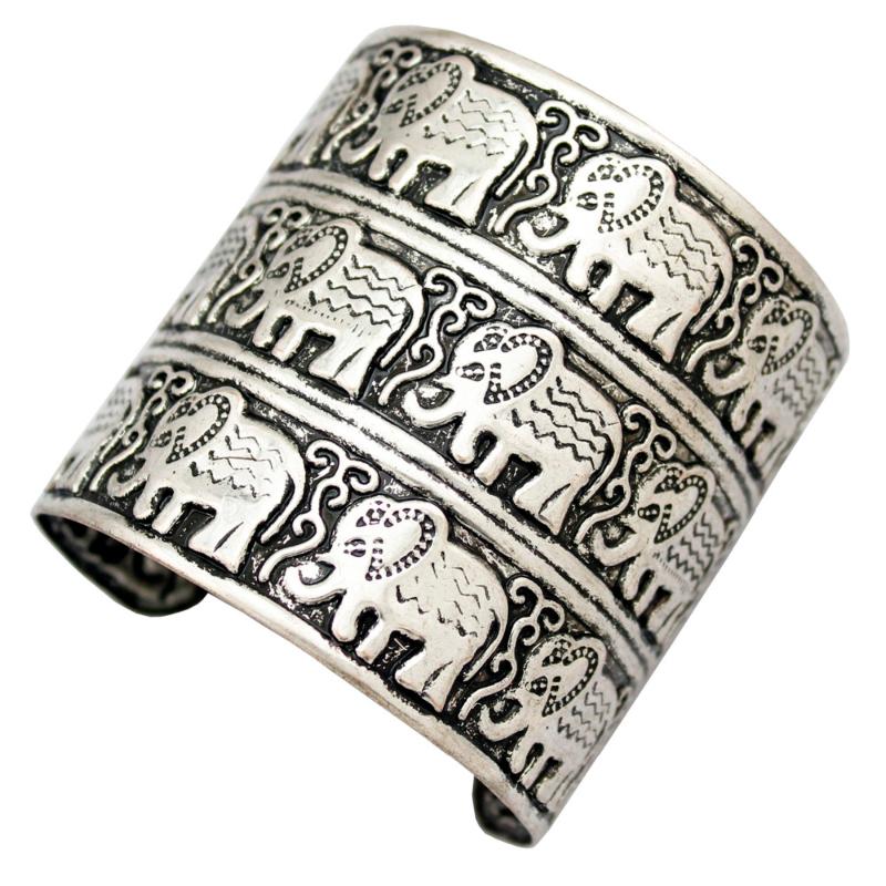 Bangle Egypt African Vintage Silver Plated Embossed Elephant OM Hindu Ganesha Big Bracelet Cuff Jewelry Anime
Bangle Egypt African Vintage Silver Plated Embossed Elephant OM Hindu Ganesha Big Bracelet Cuff Jewelry Anime