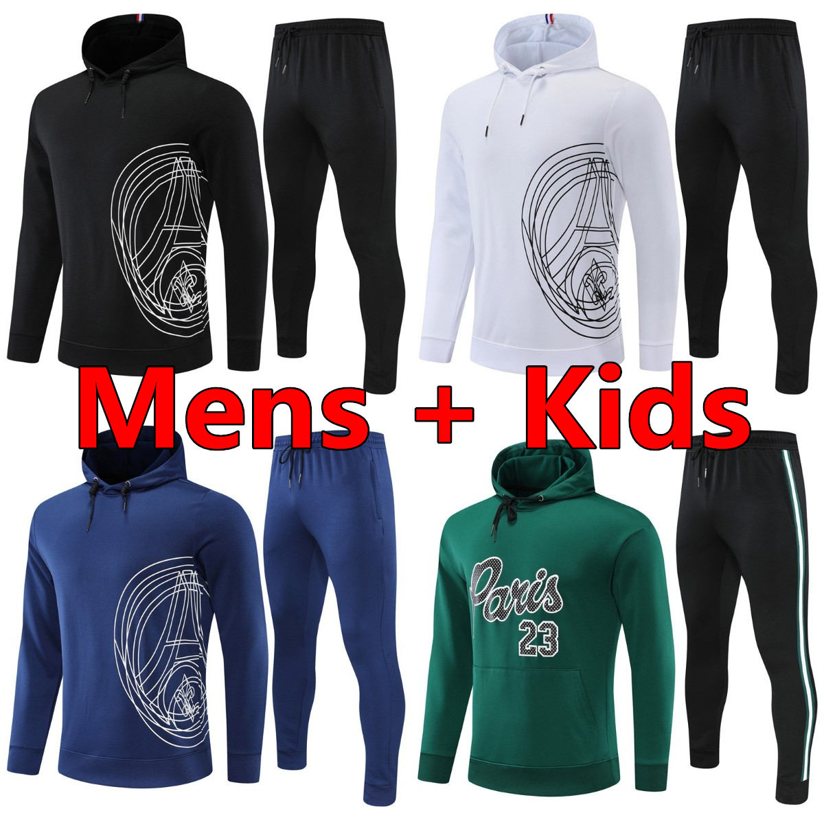 Paris Kids Fleece Hoodie Jerseys Child Jacket 22 23 Soccer Hooded Sets Children Tracksuits VERRATTI Jersey MBAPPE Tracksuit Football Wijnaldum Hoody Shirt
Paris Kids Fleece Hoodie Jerseys Child Jacket 22 23 Soccer Hooded Sets Children Tracksuits VERRATTI Jersey MBAPPE Tracksuit Football Wijnaldum Hoody Shirt