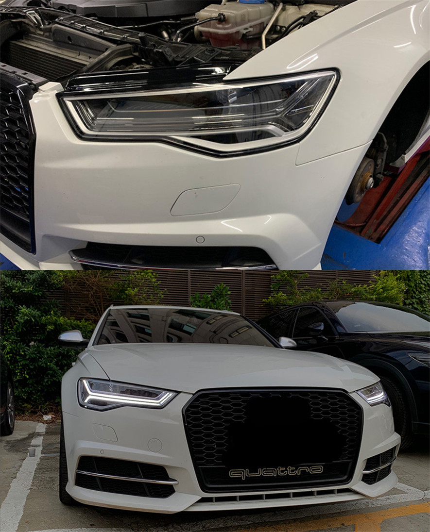 LED Lamps For A6 C7 A6L 20 12-20 18 MATRIX DRL Daytime Running Light LED Turn Signal High Beam Headlights