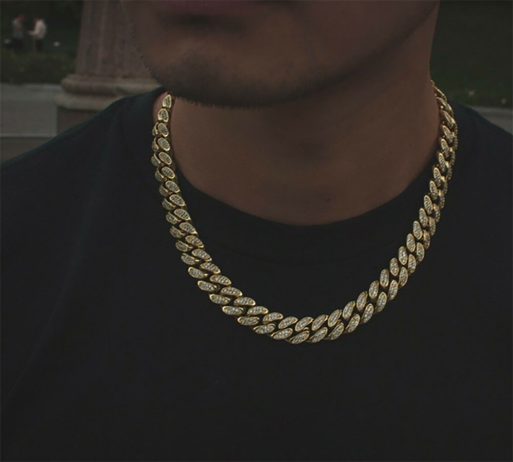Men's 12mm Miami Diamond Cuban Link Chain Real 14k Yellow Gold Solid Full Real Icy Chocker 16-24inch Cubic Zirconia Jewelry
Men's 12mm Miami Diamond Cuban Link Chain Real 14k Yellow Gold Solid Full Real Icy Chocker 16-24inch Cubic Zirconia Jewelry