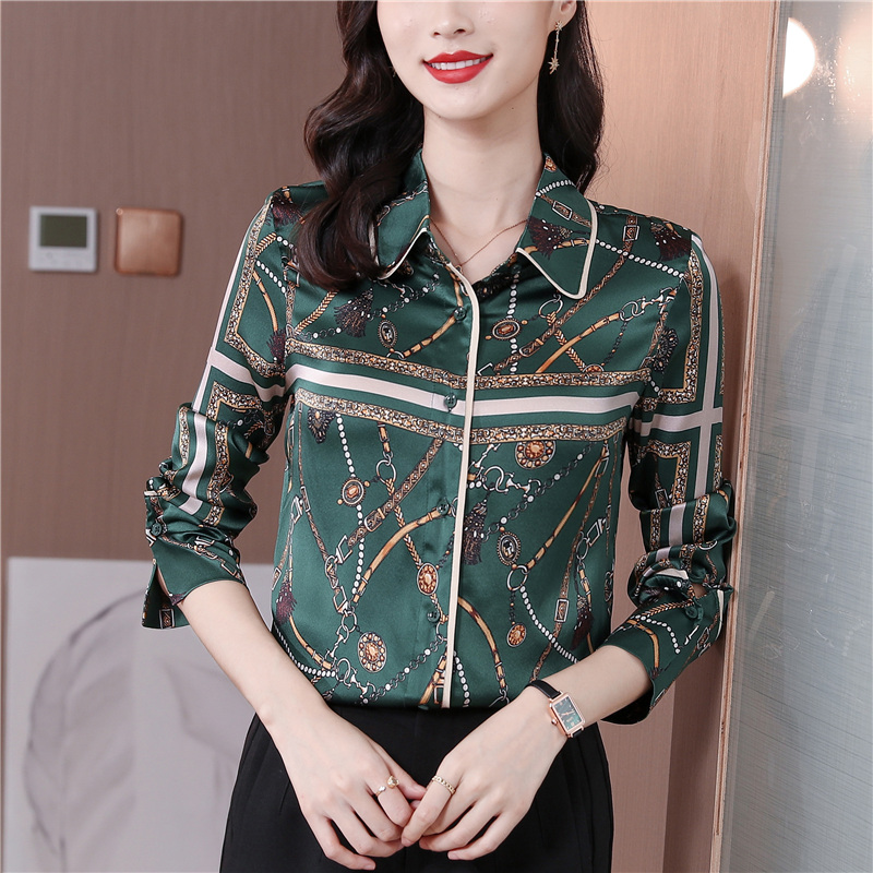 2022 Luxury Retro Floral Silk Shirt Women Long Sleeve Runway Print Fine Elegant Blouses Spring Autumn Ladies Office Button Shirts Lapel Designer Blouse Tops Woman, 10
2022 Luxury Retro Floral Silk Shirt Women Long Sleeve Runway Print Fine Elegant Blouses Spring Autumn Ladies Office Button Shirts Lapel Designer Blouse Tops Woman, 10