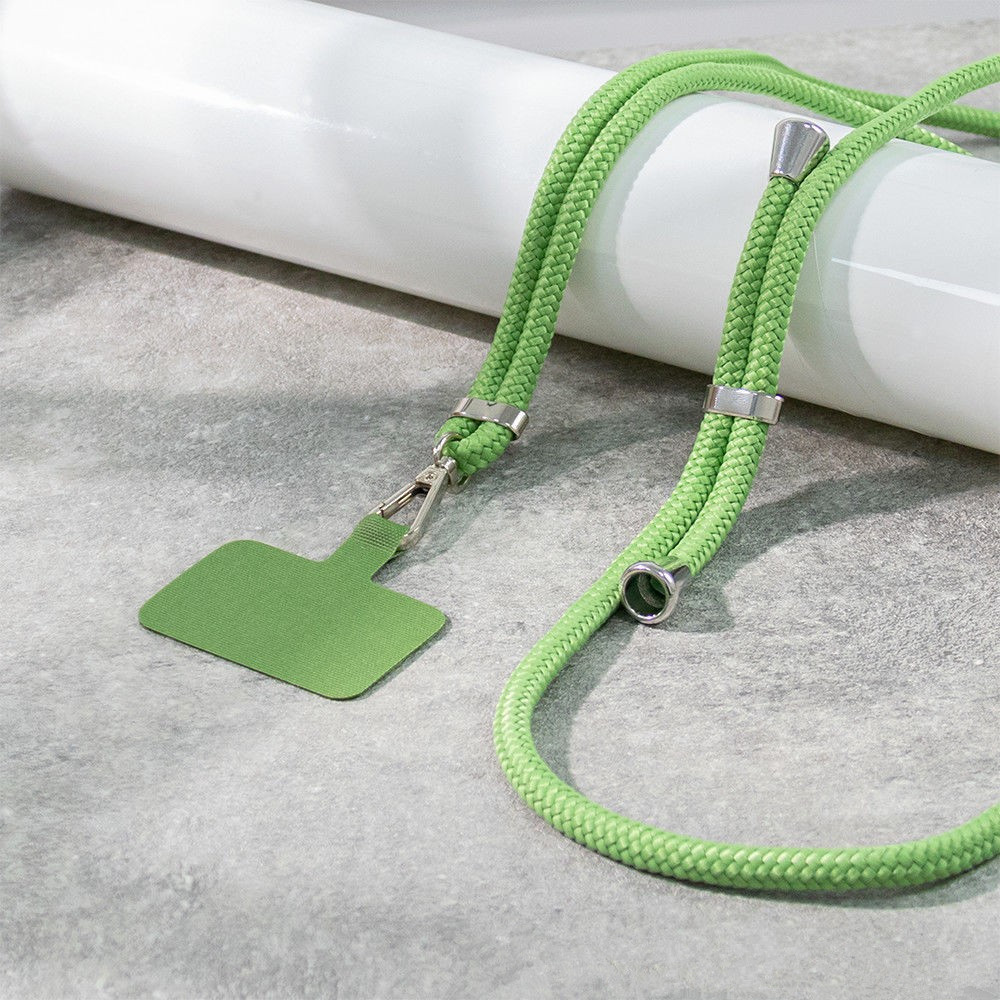 Mobile phone lanyard hanging neck Straps nylon DIY adjustable diagonal adjustable color all applicable anti-lost rope clip