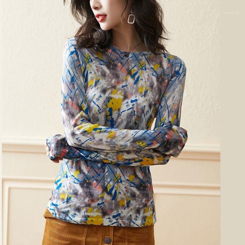 Women' Blouses & Shirts 2022 Fashion Women Autumn Slim Knitted Pullovers Ladies Casual Printed O-neck Long Sleeve Shirt Woman Blouse And To, Mixed color
Women' Blouses & Shirts 2022 Fashion Women Autumn Slim Knitted Pullovers Ladies Casual Printed O-neck Long Sleeve Shirt Woman Blouse And To, Mixed color