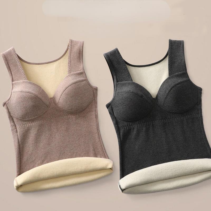 German Velvet Thermal Vest Female Underwears Spontaneous Tropical Chest Pad One-piece Inner Wear Underwear Plus Thickening Bottoming, Purple
German Velvet Thermal Vest Female Underwears Spontaneous Tropical Chest Pad One-piece Inner Wear Underwear Plus Thickening Bottoming, Purple
