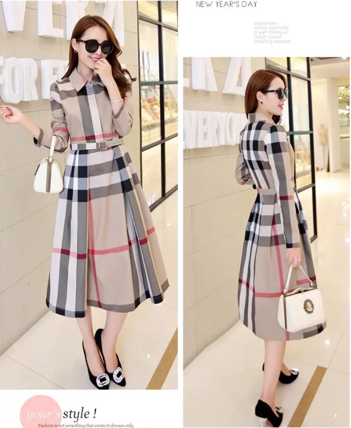 Summer 2021 spring autumn womens plaid dress long-sleeved A-shaped long autumn Korean version of the slim dresses
Summer 2021 spring autumn womens plaid dress long-sleeved A-shaped long autumn Korean version of the slim dresses