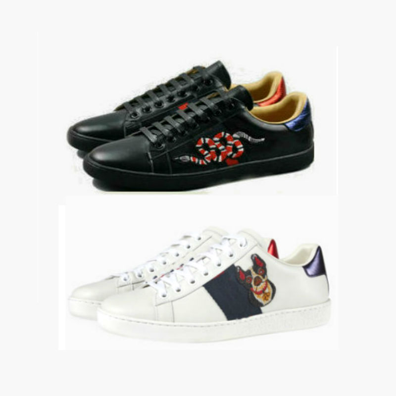 Big Size 35-48 us13 Plus Designer shoes Mix 15 models Ace Top leather Shoe Luxury Casual shoes with embroidered flower bee tiger, Black snake
Big Size 35-48 us13 Plus Designer shoes Mix 15 models Ace Top leather Shoe Luxury Casual shoes with embroidered flower bee tiger, Black snake