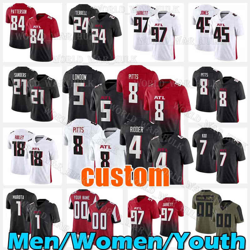 5 Drake London 8 Kyle Pitts Football Jersey Desmond Ridder Marcus Mariota Deion Sanders Younghoe Koo DeAngelo Malone Arnold Ebiketie Atlantas Falcon Troy Andersen, Custom youth(lie y)
5 Drake London 8 Kyle Pitts Football Jersey Desmond Ridder Marcus Mariota Deion Sanders Younghoe Koo DeAngelo Malone Arnold Ebiketie Atlantas Falcon Troy Andersen, Custom youth(lie y)