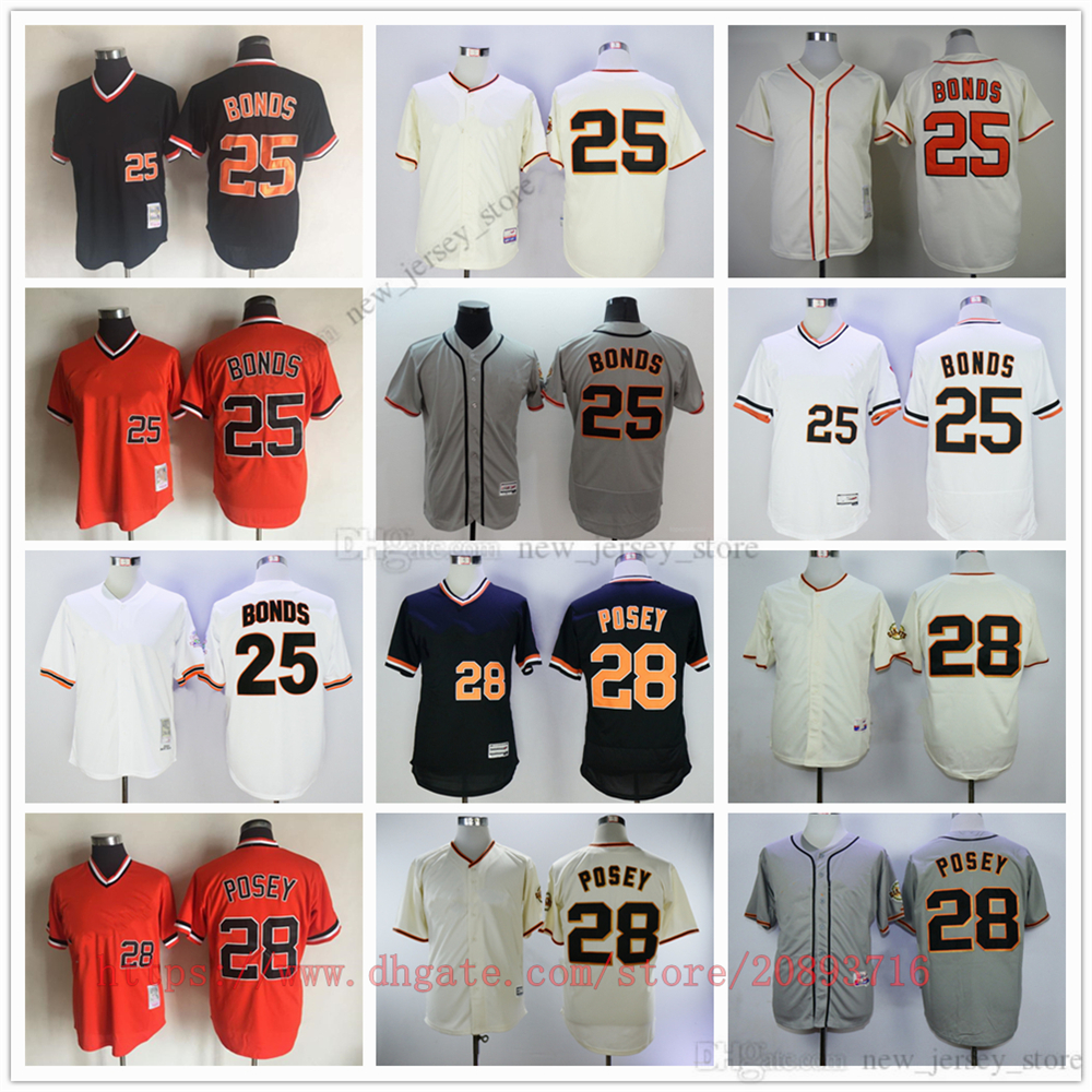 Movie College MitchellNess Baseball Wears Jerseys Stitched 25 BarryBonds 28 BusterPosey 40 MadisonBumgarner All Stitched Breathable Sport Sale High Quality, As picture (with team logo)
Movie College MitchellNess Baseball Wears Jerseys Stitched 25 BarryBonds 28 BusterPosey 40 MadisonBumgarner All Stitched Breathable Sport Sale High Quality, As picture (with team logo)