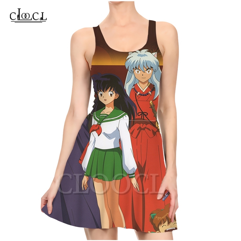 Japanese Anime Inuyasha Ladies Dress Fashion 3D Print Colorful Dresses Sexy Women Slim Dress Beach Summer 220617, Dress women 1
Japanese Anime Inuyasha Ladies Dress Fashion 3D Print Colorful Dresses Sexy Women Slim Dress Beach Summer 220617, Dress women 1