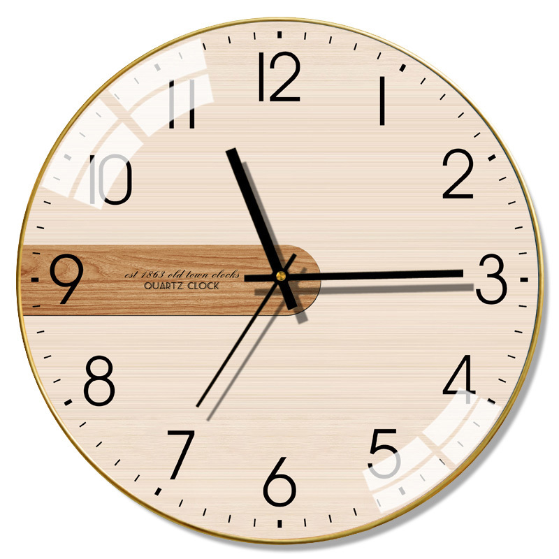 Large Glass Wall Clock Modern Design Kitchen Clock Living Room Creative Nordic Silent Bedroom Clocks Wall Home Decor Klok