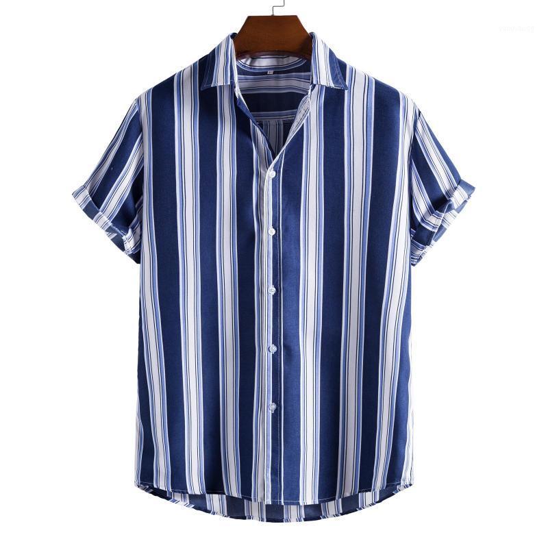 Men' Casual Shirts 2022 Fashion Men Short Sleeve Hawaiian Shirt Stripe Print Plus Size Summer Cotton Beach For Chemise Homme
Men' Casual Shirts 2022 Fashion Men Short Sleeve Hawaiian Shirt Stripe Print Plus Size Summer Cotton Beach For Chemise Homme