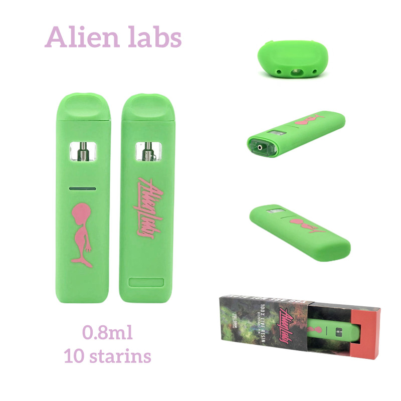 Alien labs Live Resin Disposable E Cigarettes 0.8ml Empty 10 Strains Vape Pen Cartridges Packaging 510 Thread Carts Battery Vapes Empty
Alien labs Live Resin Disposable E Cigarettes 0.8ml Empty 10 Strains Vape Pen Cartridges Packaging 510 Thread Carts Battery Vapes Empty