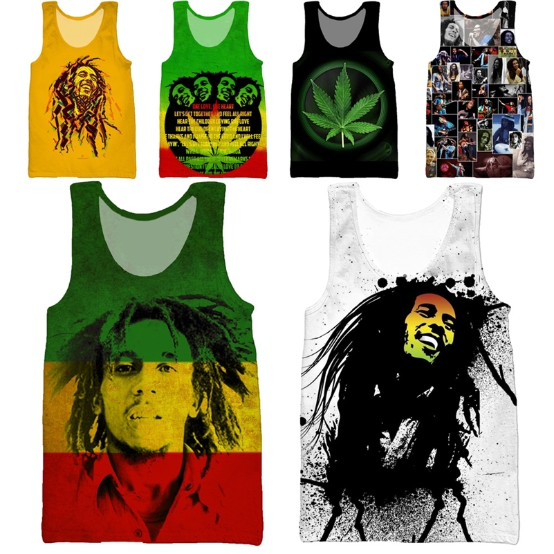 HOXIXIB 3D Print Reggae Singer Bob Vest White Fashion Cool Swim Hip Hop Men Tank Tops Running Undershirt Home Women Shirt 220613
HOXIXIB 3D Print Reggae Singer Bob Vest White Fashion Cool Swim Hip Hop Men Tank Tops Running Undershirt Home Women Shirt 220613